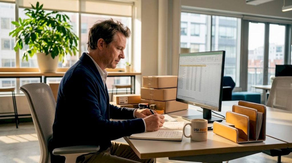 Seller planning FBA shipment in home office
