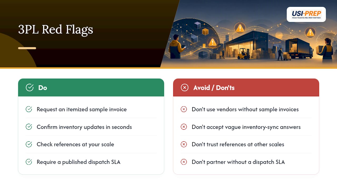 What Red Flags Should Make You Walk Away From a 3PL? — overview diagram