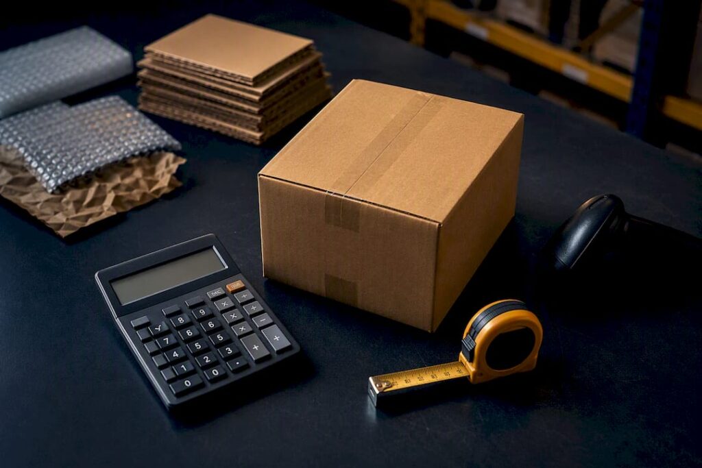 Tools and parcels used for fulfillment cost analysis