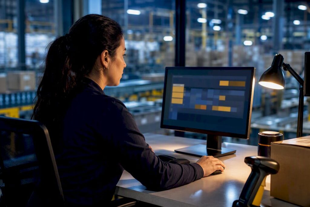 3PL operator reviewing shipment integration exception